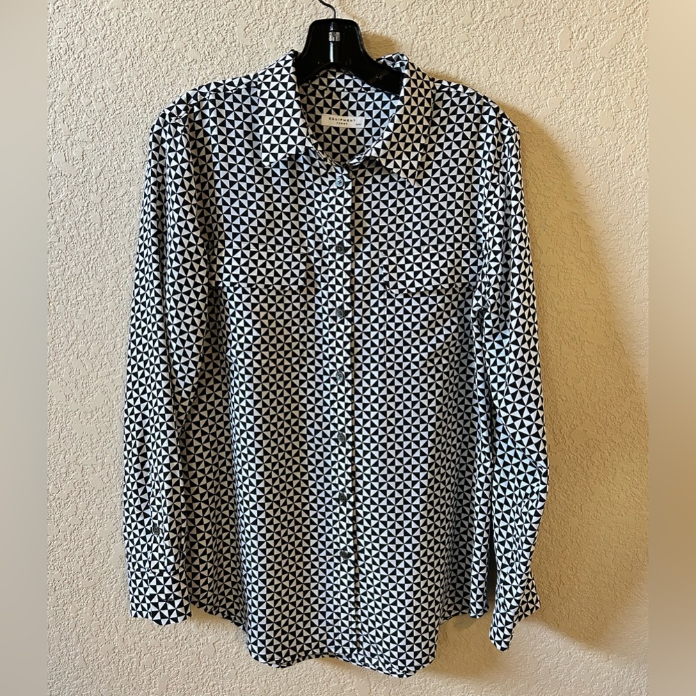 Equipment silk shirt